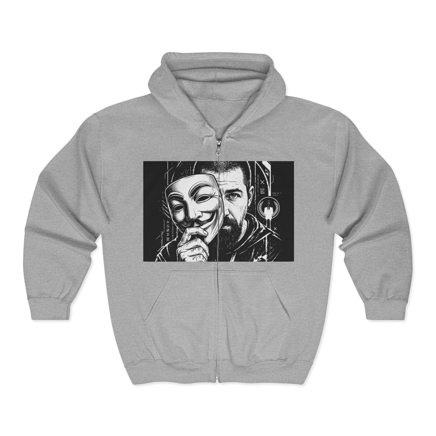 Unisex Heavy Blend™ Full Zip Hooded Sweatshirt