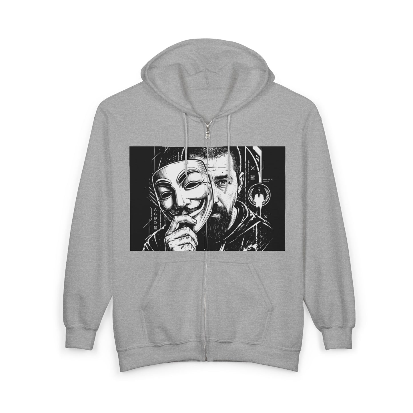 Unisex Heavy Blend™ Full Zip Hooded Sweatshirt