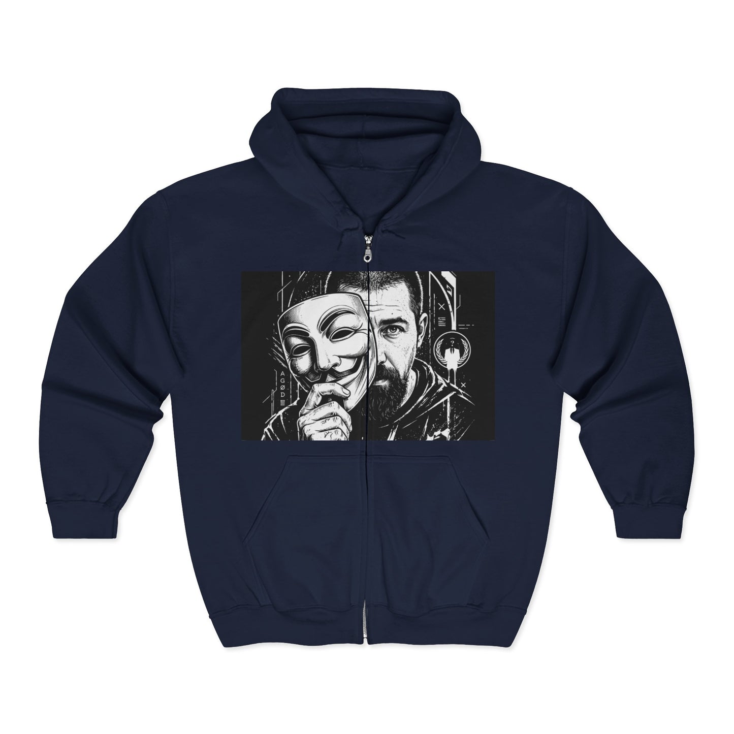 Unisex Heavy Blend™ Full Zip Hooded Sweatshirt