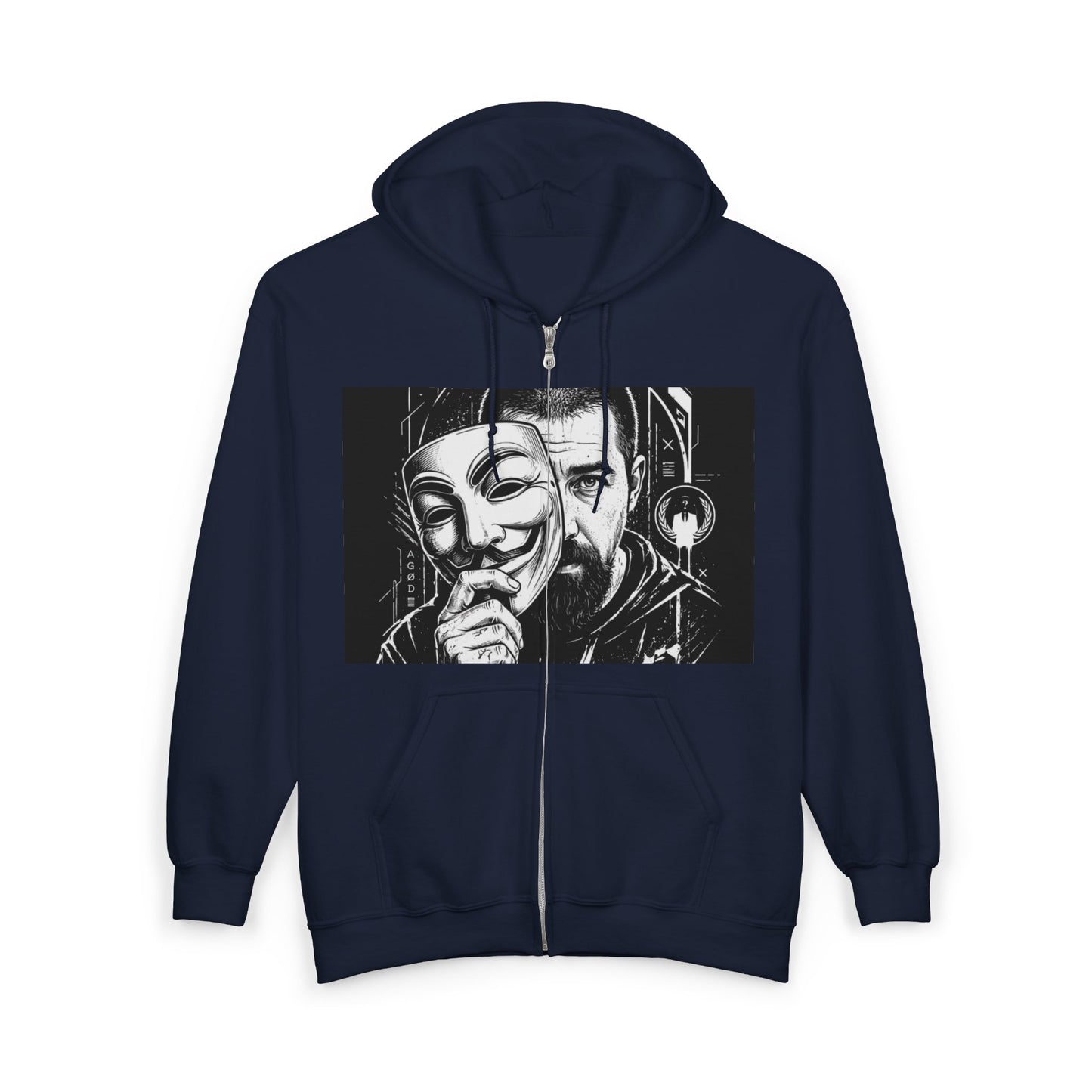 Unisex Heavy Blend™ Full Zip Hooded Sweatshirt