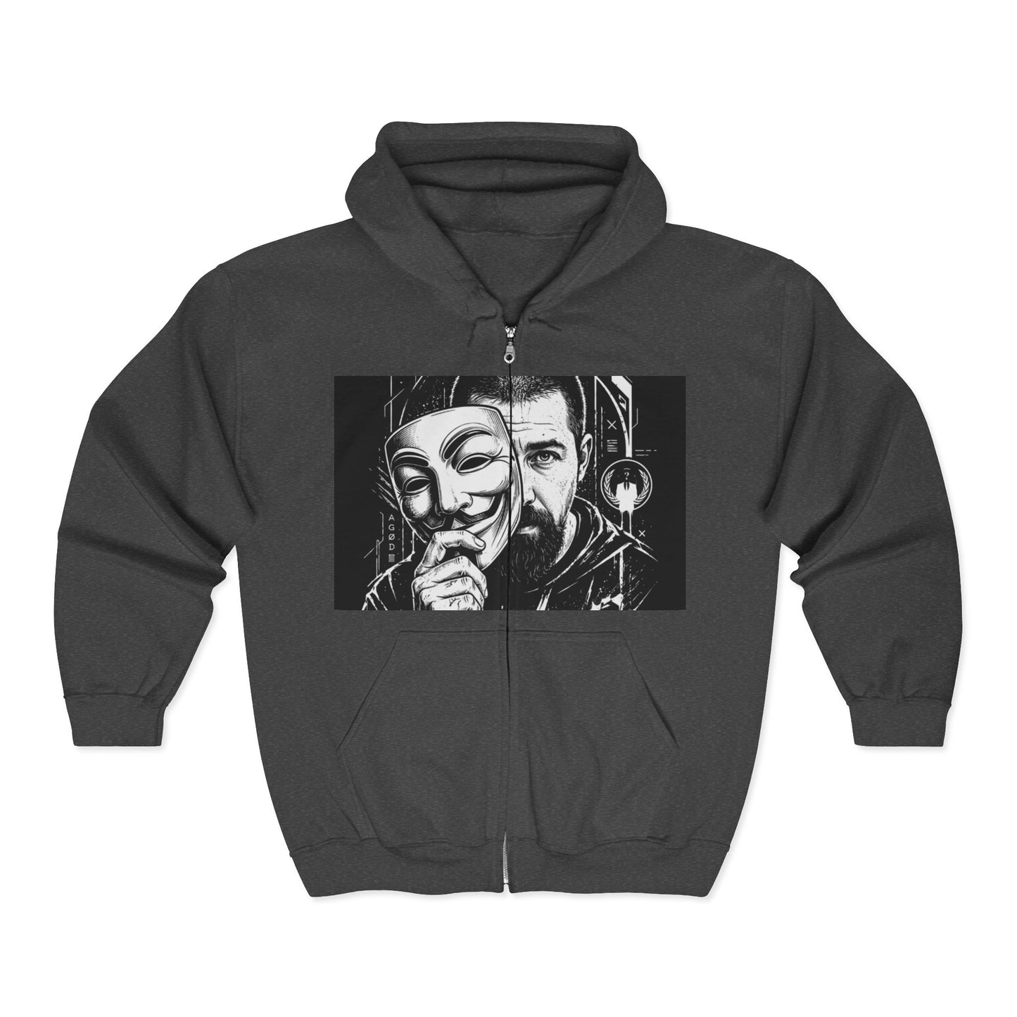 Unisex Heavy Blend™ Full Zip Hooded Sweatshirt